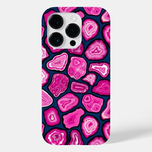 Roze plakjes Case-Mate iPhone case (Achterkant)