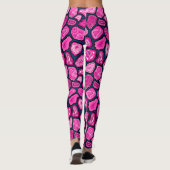Roze plakjes leggings (Achterkant)