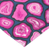 Roze plakjes tafelkleed (Gekanteld)