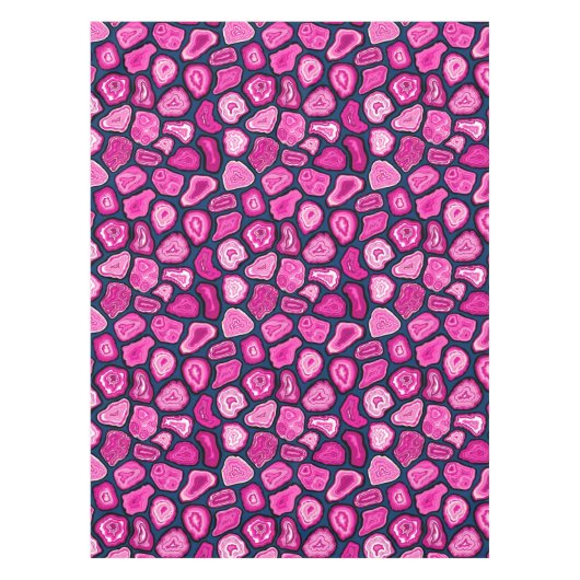 Roze plakjes tafelkleed (Voorkant)