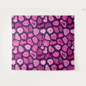 Roze plakjes wandkleed (Voorkant (horizontaal))