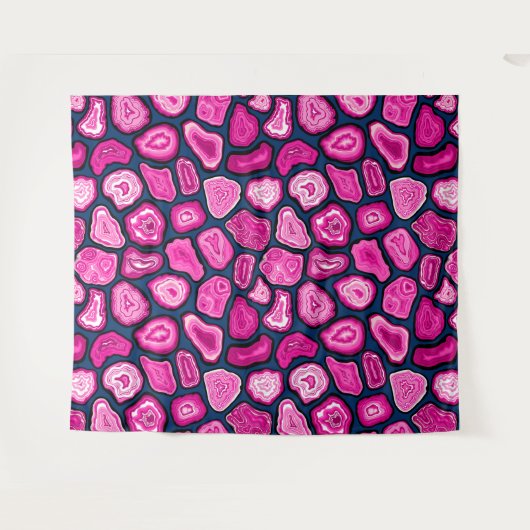 Roze plakjes wandkleed (Voorkant (horizontaal))