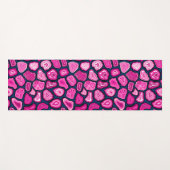 Roze plakjes yogamat (Voorkant (horizontaal))