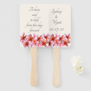 Roze plakkers om hand te houden handwaaier