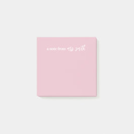  roze plaknotitie post-it® notes