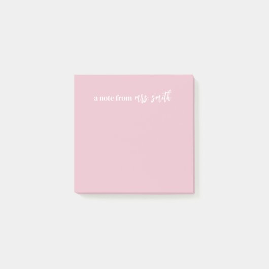 roze plaknotitie post-it® notes (Voorkant)