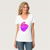 Roze planeet t-shirt (Voorkant volledig)