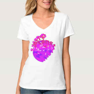 Roze planeet t-shirt