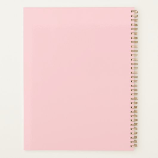 Roze Planner (Achterkant)