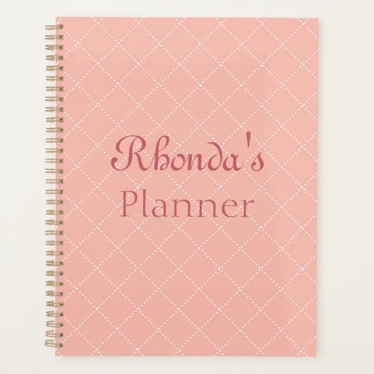  roze planner (Voorkant)