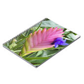 Roze Plant van tropische kieuwen Notitieboek (Linkerzijde)