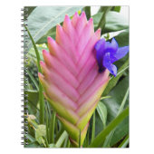 Roze Plant van tropische kieuwen Notitieboek (Voorkant)