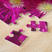 Roze planten bloemen legpuzzel (Zijkant)
