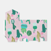 Roze Planten van de Zuidwestelijke Cacti Cactus Bedankdoosjes (Uitgevouwen)