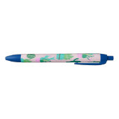Roze Planten van de Zuidwestelijke Cacti Cactus Blauwe Inkt Pen (Bodem)