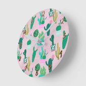 Roze Planten van de Zuidwestelijke Cacti Cactus Ronde Klok (Hoek)