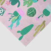 Roze Planten van de Zuidwestelijke Cacti Cactus Tissuepapier (Detail)