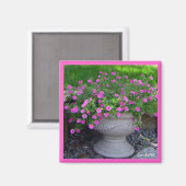 Roze Planter Magneet (Voorkant / Achterkant)
