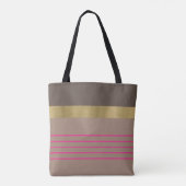Roze plastic tote bag (Achterkant)