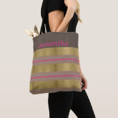Roze plastic tote bag (Dichtbij)