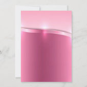 ROZE PLATINA BRUILOFT BAND UITNODIGING (Achterkant)