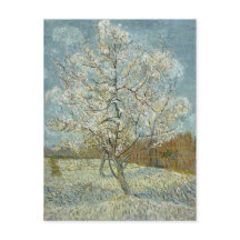 Roze platte boom van Vincent Van Gogh