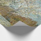 Roze platte boom van Vincent Van Gogh Cadeaupapier (Hoek)