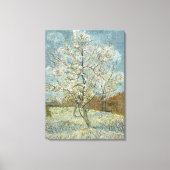 Roze platte boom van Vincent Van Gogh Canvas Afdruk (Voorkant)