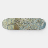 Roze platte boom van Vincent Van Gogh Persoonlijk Skateboard (Horizontaal)