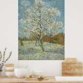Roze platte boom van Vincent Van Gogh Poster (Keuken)