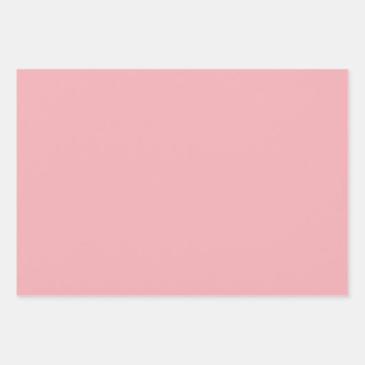 Roze platte pauwoog inpakpapier vel (Voorkant 3)