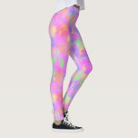 Roze platter Paint Artist Kijk kleurig pasta Leggings<br><div class="desc">Deze unieke leggings hebben een gesplatterde verfblik die hen een ongewoon getild effect geeft. Ze zijn meestal roze met pasteltinten van geel,  groen en blauw. Deze zijn perfect voor een kunstenaar of voor iedereen die van heldere kleuren houdt.</div>