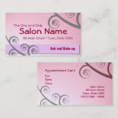  roze & plum Business & Appointkaart Afsprakenkaartje (Voorkant / Achterkant)