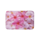 Roze Plumeria Bloem Patroon Badmat (Voorkant)