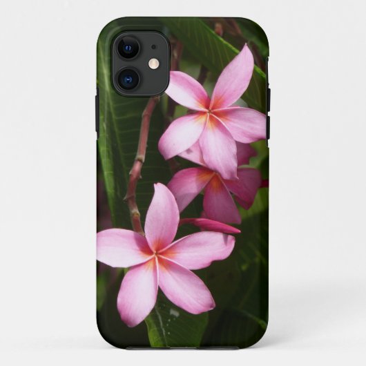 Roze Plumeria Flowers Case-Mate iPhone Case (Achterkant)