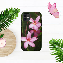 Roze Plumeria Flowers Case-Mate iPhone Case