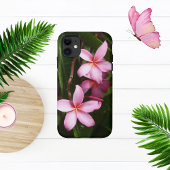 Roze Plumeria Flowers Case-Mate iPhone Case