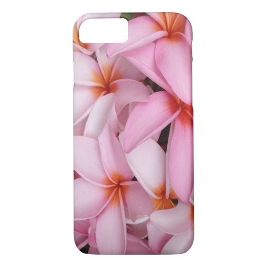 Roze Plumeria Hawaii Print Case-Mate iPhone Case (Achterkant)