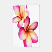 Roze Plumeria Ornament (Voorkant links)
