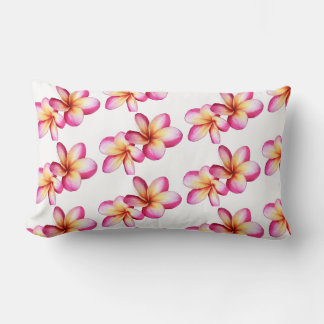 Roze Plumeria Sierkussen Kussen