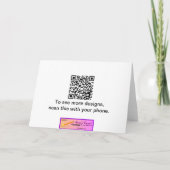 Roze Plumeria Tropische Bloem Verjaardag Kaart (Achterkant)