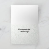 Roze Plumeria Tropische Bloem Verjaardag Kaart (Binnen)