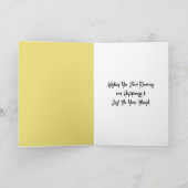 Roze Plumeria Verjaardagskaart Bedankkaart (Binnen)