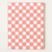 Roze Plus Patroon Planner (Achterkant)
