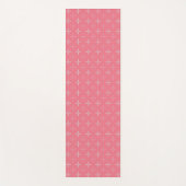 Roze Plus Patroon Yoga Mat (Voorkant)