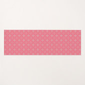 Roze Plus Patroon Yoga Mat (Voorkant (horizontaal))