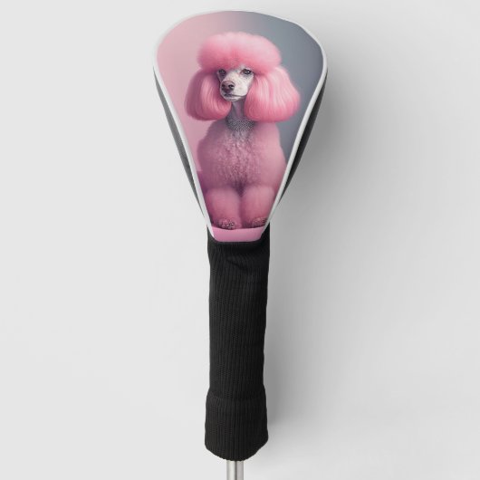 ROZE PODDLE Golf Head Hoesje Golfheadcover (Voorkant)