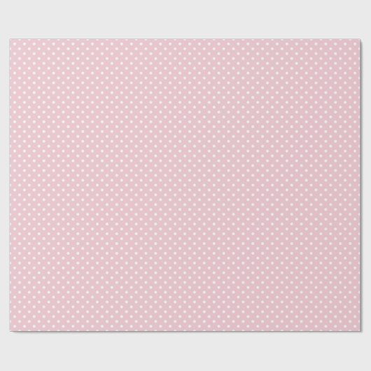Roze podot cadeaupapier (Vlak)