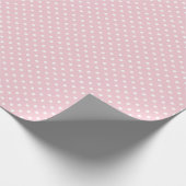 Roze podot cadeaupapier (Hoek)