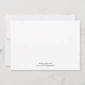 Roze Poedel in Parijs Verjaardag Uitnodigingen (Achterkant)